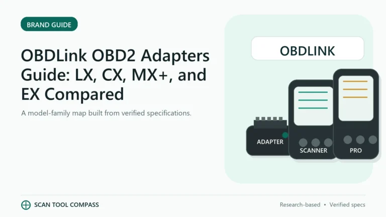 OBDLink OBD2 Adapters Guide: LX, CX, MX+, and EX Compared