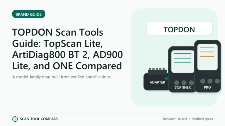 TOPDON Scan Tools Guide: TopScan Lite, ArtiDiag800 BT 2, AD900 Lite, and ONE Compared