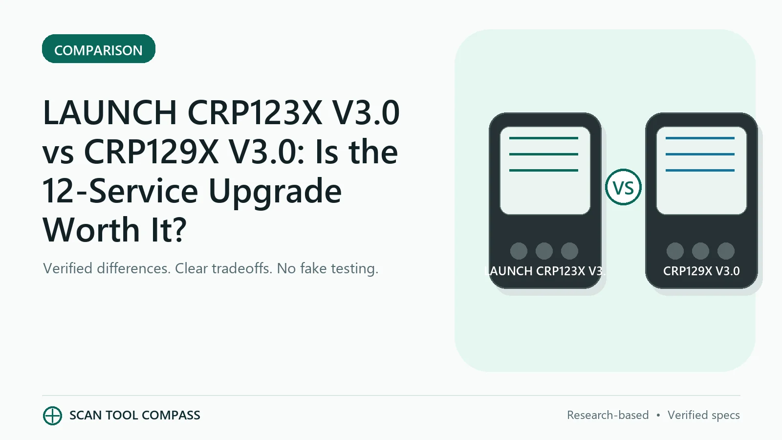 LAUNCH CRP123X V3.0 vs CRP129X V3.0: Is the 12-Service Upgrade Worth It?
