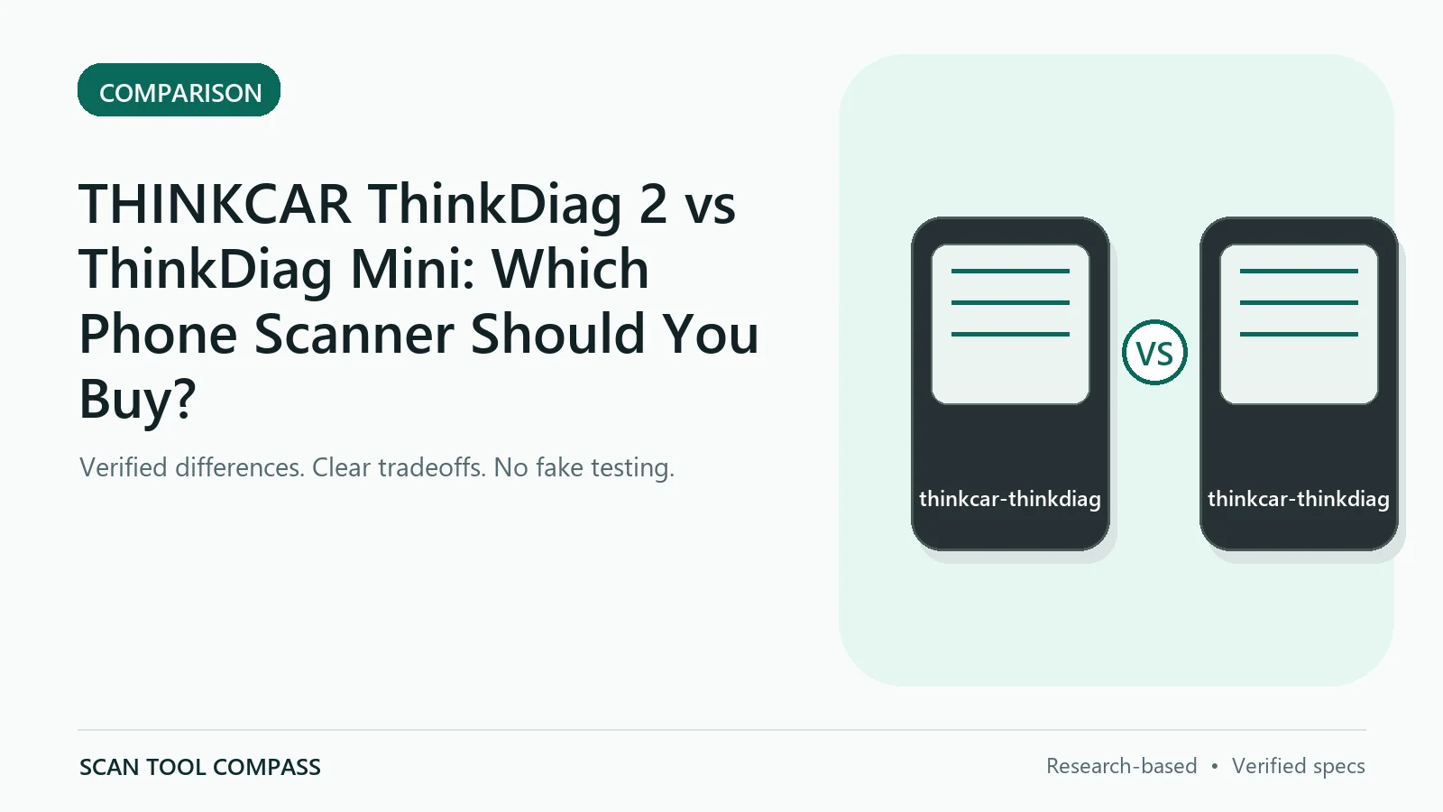 THINKCAR ThinkDiag 2 vs ThinkDiag Mini: Which Phone Scanner Should You Buy? THINKCAR ThinkDiag 2 vs ThinkDiag Mini: Which Phone Scanner Should You Buy? - Scan Tool Compass