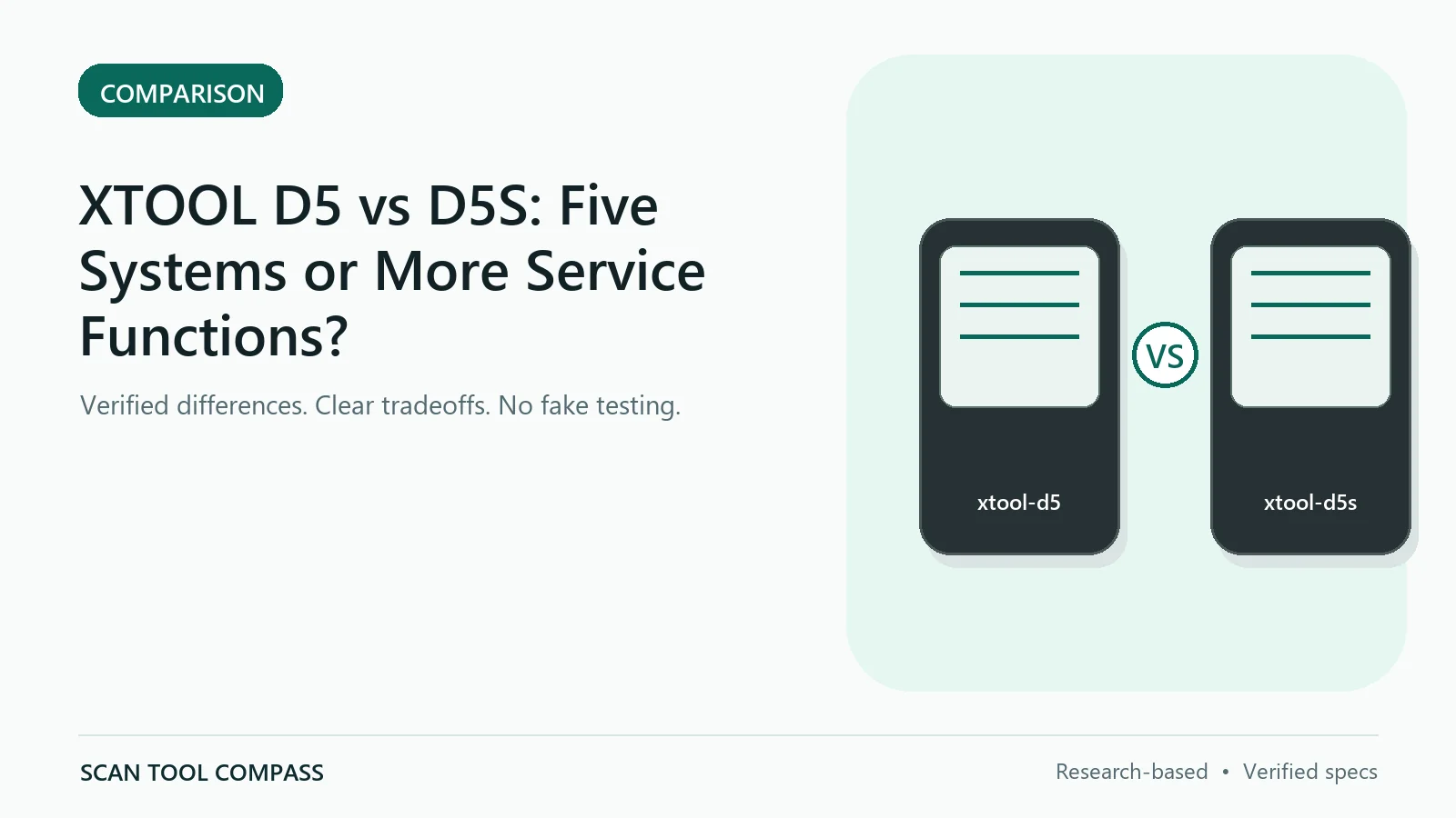 XTOOL D5 vs D5S: Five Systems or More Service Functions? XTOOL D5 vs D5S: Five Systems or More Service Functions?