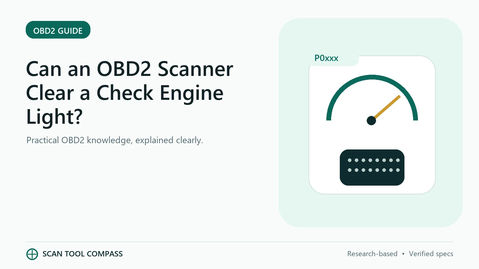 Can an OBD2 Scanner Clear a Check Engine Light? Can an OBD2 Scanner Clear a Check Engine Light?