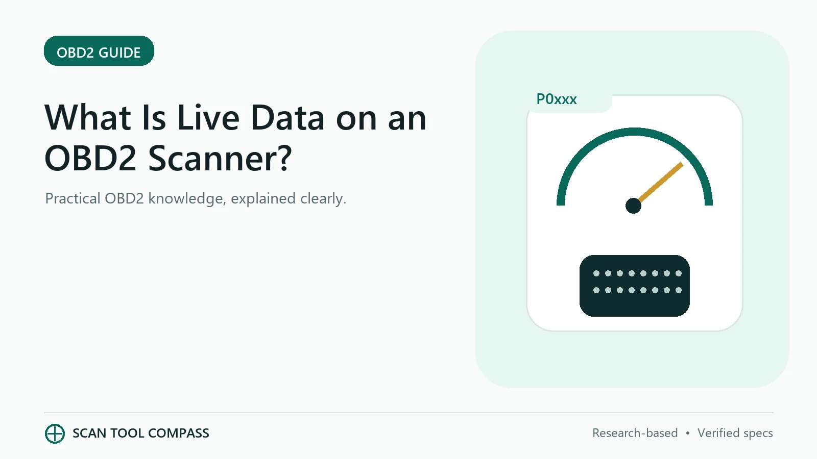 What Is Live Data on an OBD2 Scanner? What Is Live Data on an OBD2 Scanner? - Scan Tool Compass