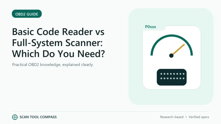 Basic Code Reader vs Full-System Scanner: Which Do You Need?