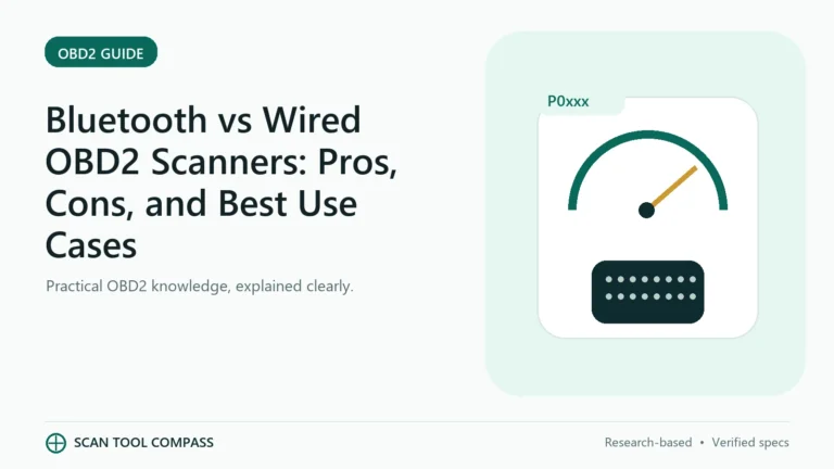 Bluetooth vs Wired OBD2 Scanners: Pros, Cons, and Best Use Cases